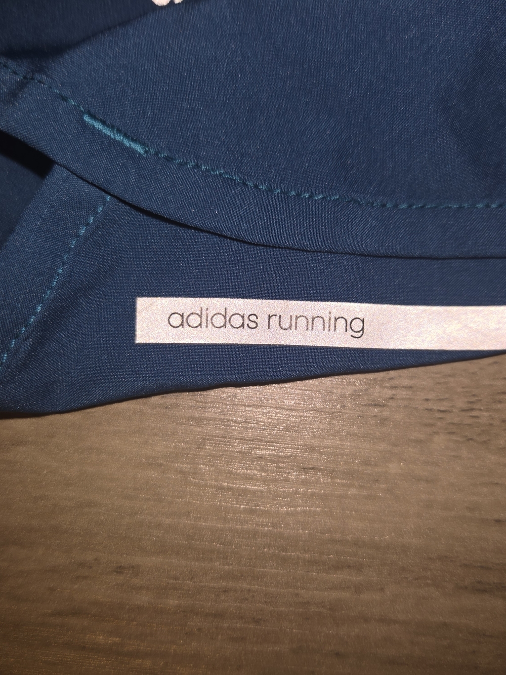 adidas Women's Teal Blue Athletic Running Shorts - Picture 3 of 6